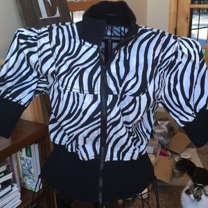Zebra print jacket